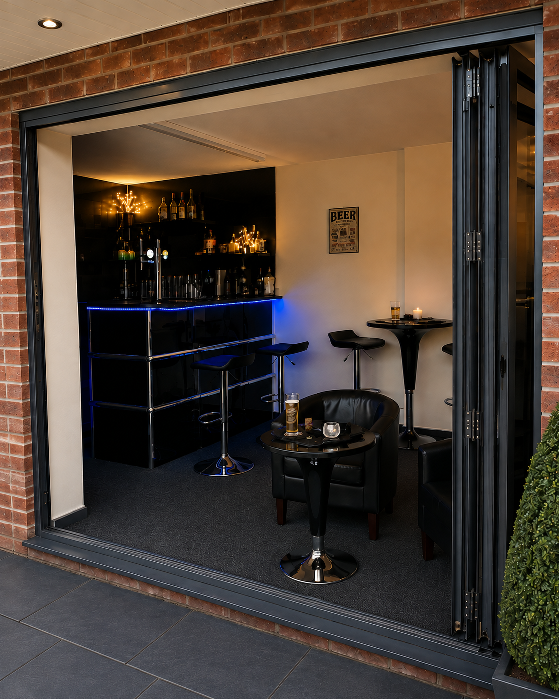 Finished bar from outside